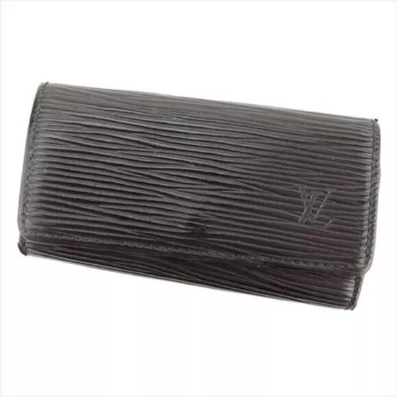 Louis Vuitton Accessories - Louis Vuitton Key case Key holder Epi Black Woman Authentic Used
